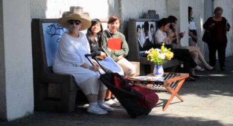 A Spy Camera, a Coffee Table, and a Bus Stop Image